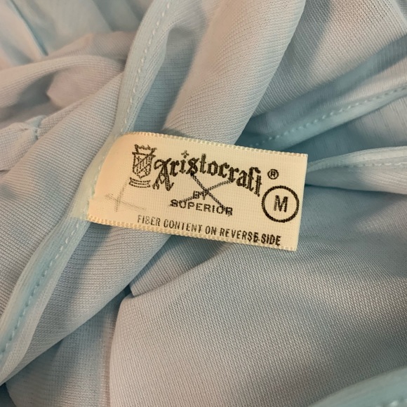 Aristocraft Baby Blue Sheer Nylon Gown M - Picture 5 of 5